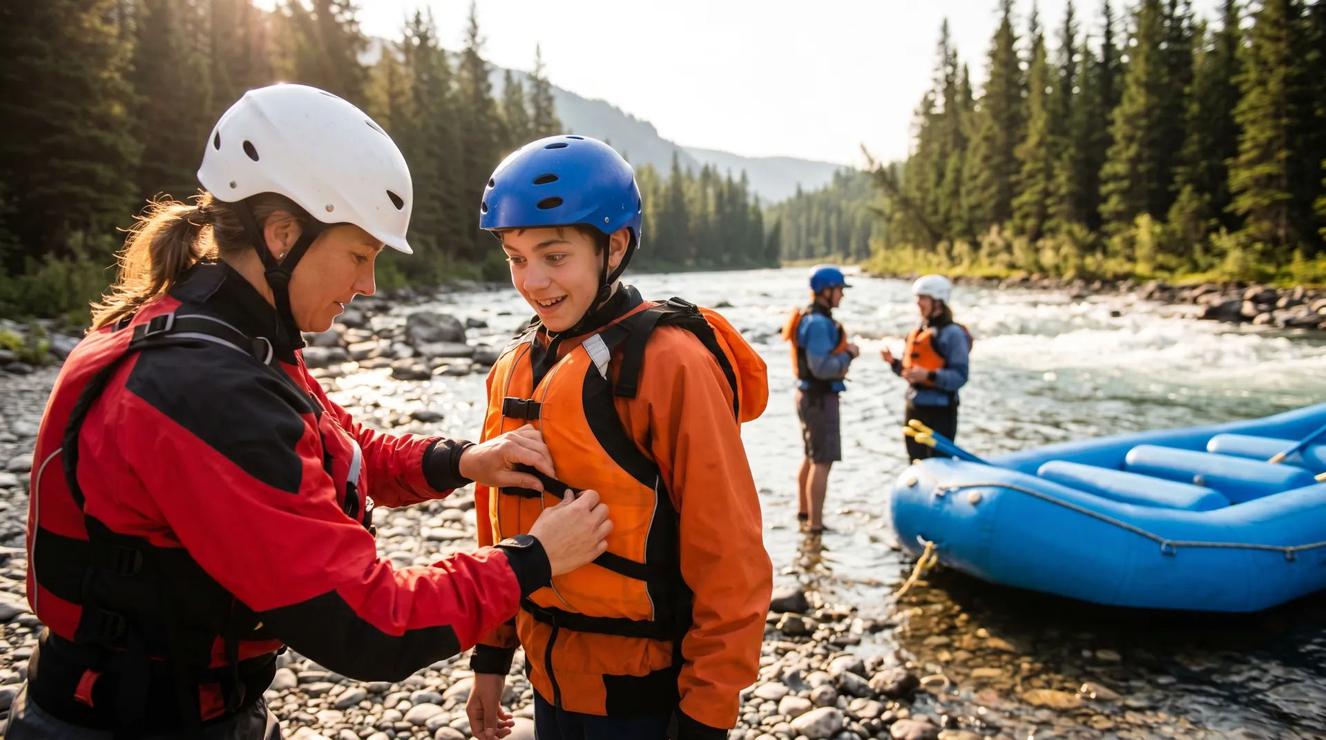 Rafting: condiciones físicas, edad y salud para lanzarte